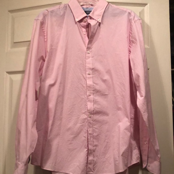 Izod Stretch Slim Fit 16 1/2- 34/35 Sleeve Shirt - Picture 1 of 5